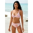 thumbnail image 6 of LASCANA Women's Zebra Print Mid Rise Bikini Swimsuit Bottom Ruching, 6 of 6