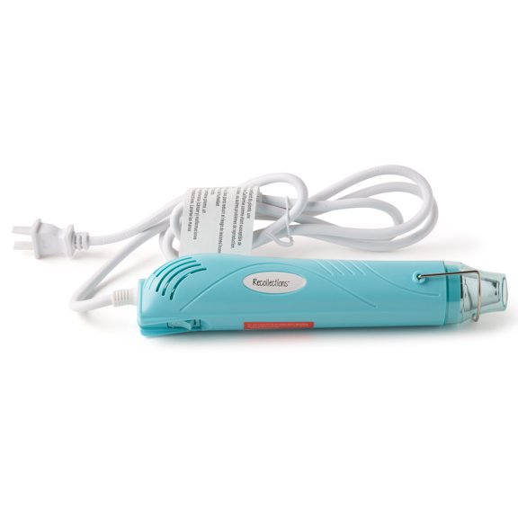 Recollections Teal Embossing Heat Tool - Craft Heat Gun with Retractable Stand & Safety Shield, Ideal for Embossing, Drying & Shrink Wrapping, 6 Pack