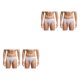 thumbnail image 2 of Jumpingount 2x cuerpo delgado sellado Flexible ropa interior para hombre calzoncillos para aspecto Sexy ropa interior para hombre calzoncillos Sexy blanco 3XL 2Conjunto, 2 of 6