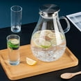 thumbnail image 6 of Glass Pitcher with Lid,3000ml - Hot/Cold Water Jug, Juice and Iced Tea Beverage Carafe, 6 of 7