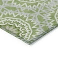 thumbnail image 4 of Addison Rugs Chantille Indoor/Outdoor Transitional Circles Green Washable Round Rug, 8' x 8', 4 of 6
