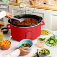 thumbnail image 6 of Beautiful 6 Qt Programmable Slow Cooker, Tomato Red by Drew Barrymore, 6 of 15