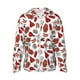 thumbnail image 1 of Fotbe Red Food Chaqueta con Protección Solar UPF 50+ para Hombre y Mujer, Camisa con Capucha y Bolsillos-Small, 1 of 7