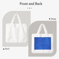 thumbnail image 2 of Cauagu Blue Glitter Pattern Women's Plush Tote Bag,Soft Underarm Bag Ladies Fluffy Shoulder Bag Plush Handbag Women Furry Tote Bag for Autumn and Winter, 2 of 7