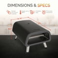 thumbnail image 4 of Newair 12" Portable Electric Indoor and Outdoor Pizza Oven, 1850W, Black, 4 of 18