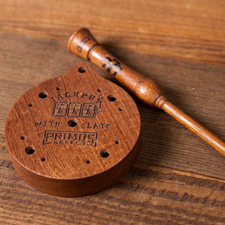 Primos JACKPOT Slate Turkey Call with Exotic Hardwood Pot