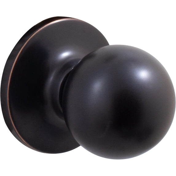 Ball Door Knob, Passage (Hall/Closet) Latch, Vintage Bronze by Stone Harbor Hardware