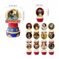 thumbnail image 4 of White Snow Princess Anime Cartoon Birthday Party Decorations Bundle Includes Banner, 12 Mini Cupcake Toppers, 1 Large Cake Topper & 16 Latex Balloons, 4 of 4
