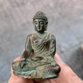 thumbnail image 4 of Buddha Statue Old Tibetan Buddhism bronze Medicine Buddha Sakyamuni Shakyamuni, 4 of 4
