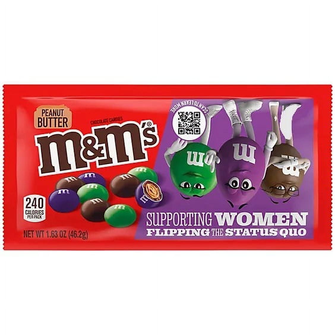 M&M's Limited Edition Peanut Chocolate Candy Featuring Purple Candy, Share  Size, 3.27 Oz Bag, Chocolate Candy