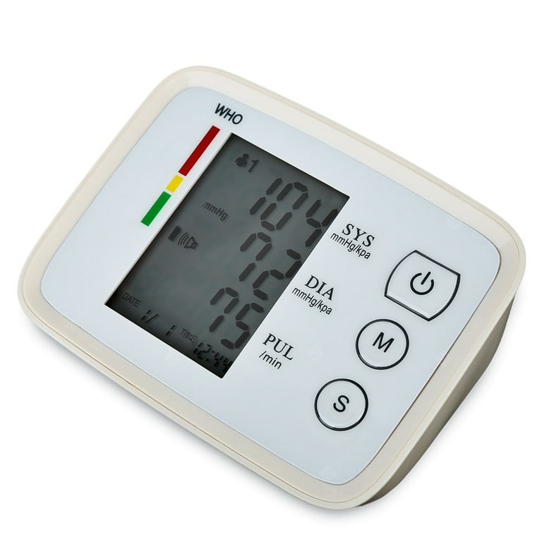 CHANGKUN CK - A155 Blood Pressure Meter Heart Beat Monitor - Warm White 