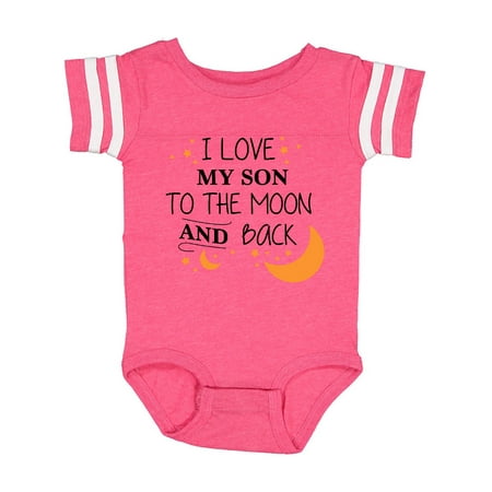 

Inktastic I Love My Son To The Moon and Back Gift Baby Boy or Baby Girl Bodysuit