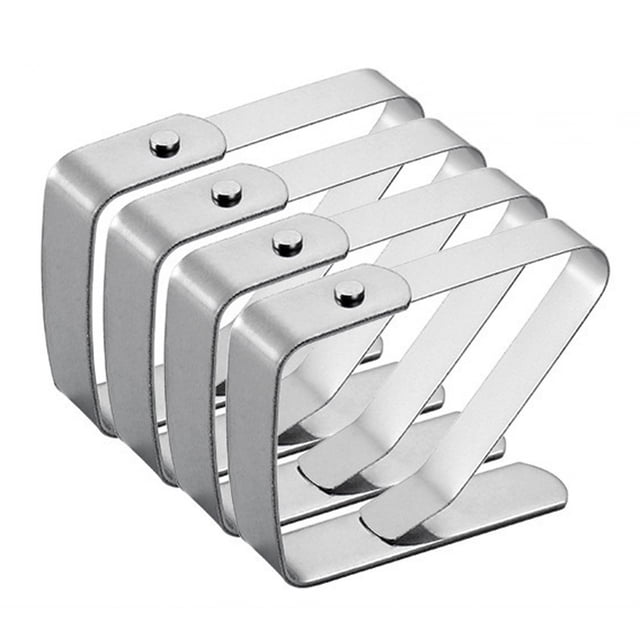 Abbracc 4 Pieces Tablecloth Clips Outdoor Picnic Tables Cover Clamps Holders Table Cloth