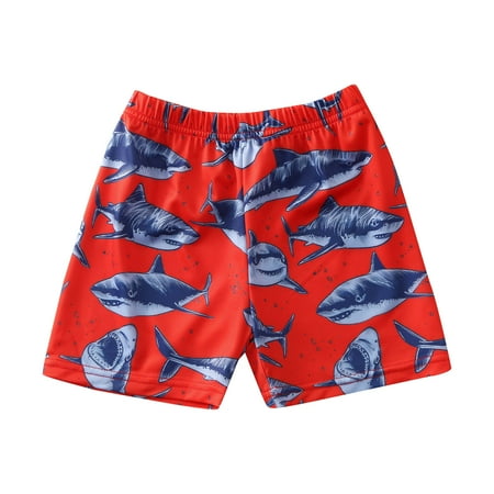 

crtigd Toddler Boys Girls Cartoon Floral Printed Sport Shorts Kids Beach Shorts