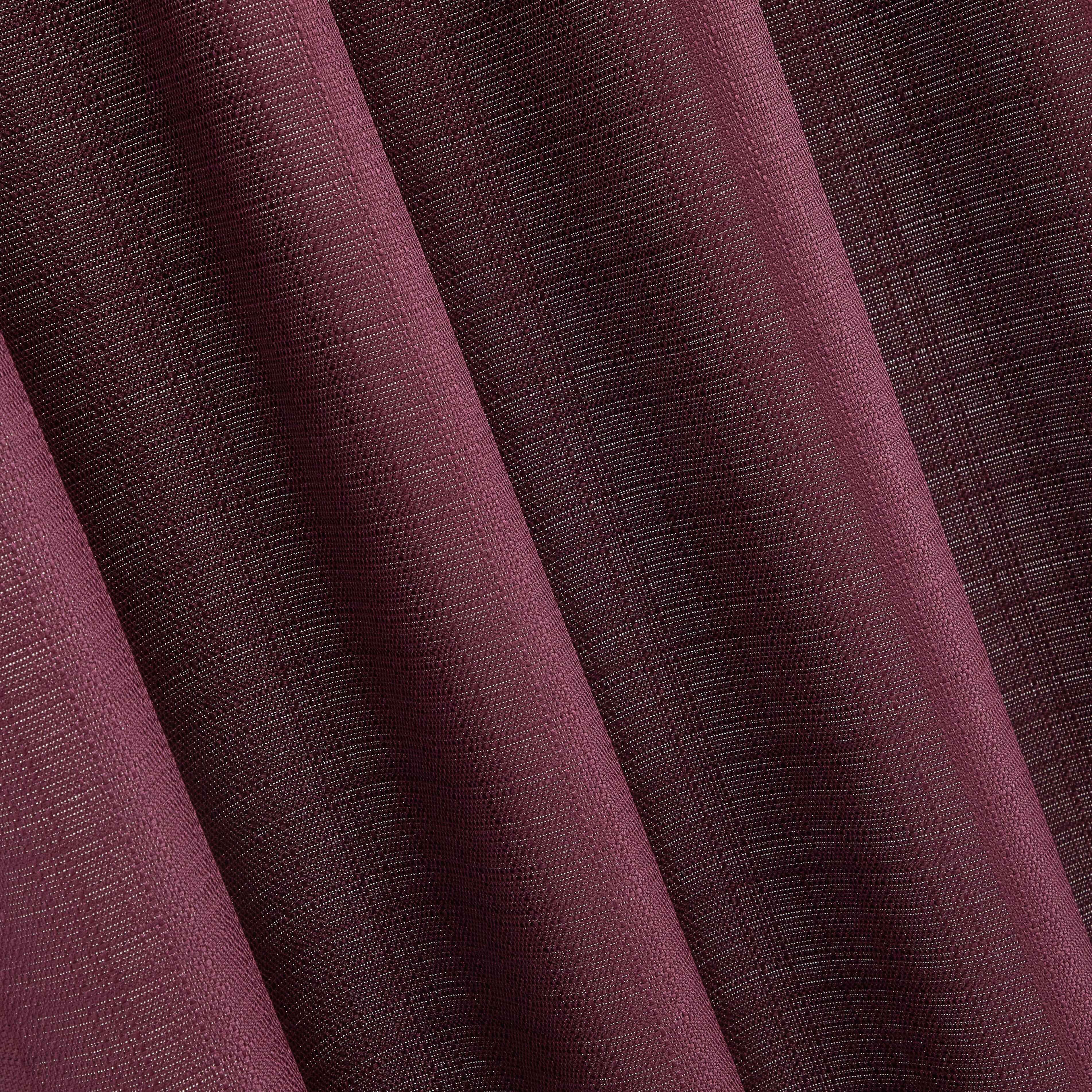 Mainstays Southport Textured Light Filtering Curtain Panel Pair, Set of 2, Burgundy, 40"W x 63"L