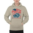 thumbnail image 2 of Officially Licensed Coca Cola Classic Coke Americana Cruiser Men's Hoodie, 2 of 3