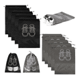 thumbnail image 1 of 10pcs Organizadores Deviaje Bolsas Para Zapatos Impermeable Xtellar negro, 1 of 4