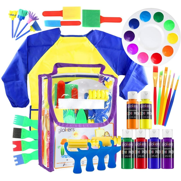 DIY Sponge Finger Painting Kit Hand Arts And Crafts for Kids Ages 8-12 Boys  Fun