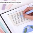 thumbnail image 4 of LNGOOR 6/12pcs Morandi Aesthetic Square Highighters Pens Mild Soft Chisel Tip Marker Pen Pastel Highighters No Bleed  Quick Dry For Joumaling Note Taking School Stationery Supplies, 4 of 7
