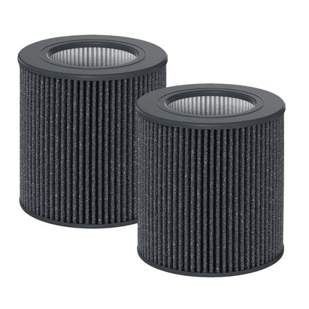 2 Pack Air Mini Replacement Filters, Compatible with Molekule Air Mini And Air Mini  Air Purifiers, High-Efficiency Activated Carbon 3-in-1 Air Clean Filtration System