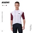 thumbnail image 2 of HISERWA - Maillot de ciclismo para hombre, camisetas de ciclismo de montaña, pantalones cortos transpirables de verano, ropa de ciclismo de manga corta, maillot de moda para bicicleta de carretera, 2 of 5