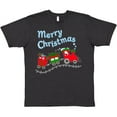 thumbnail image 3 of Inktastic Merry Christmas Train with Presents T-Shirt, 3 of 5