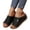 Black, variant on Norvail Womens Fashion Comfortable Breathable Platform Slides Wedge Sandals with Stitching Detail Casual Summer Mules Open Toe Arch Support