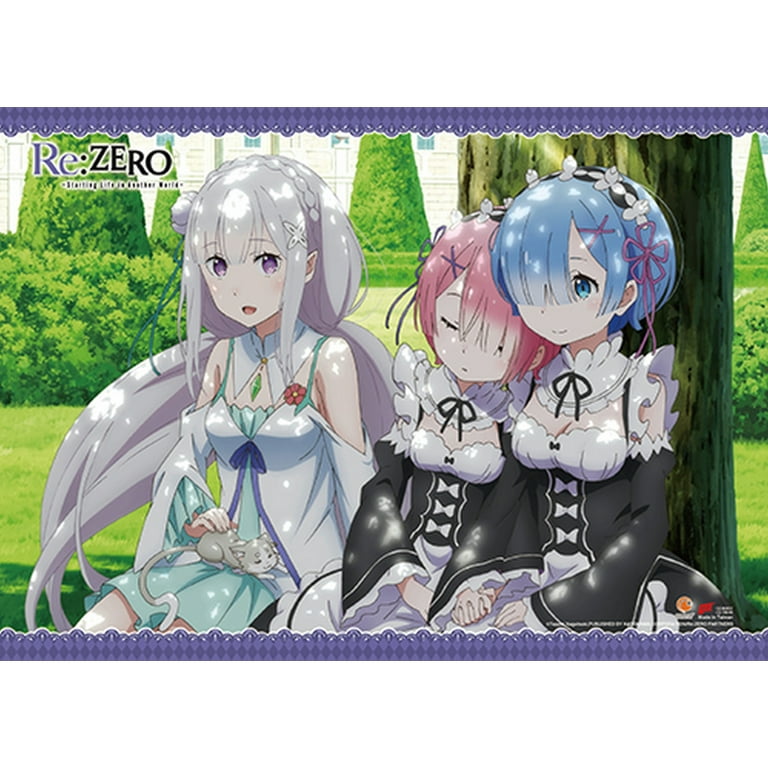 RE:ZERO REM & RAM WALL SCROLL