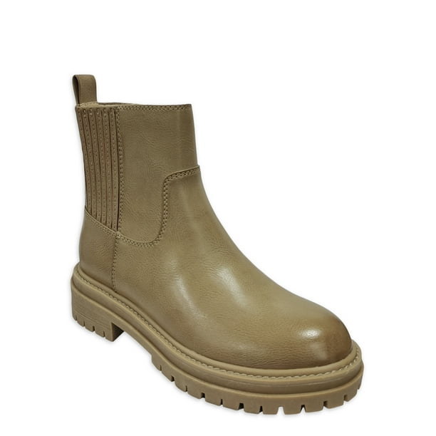 Time and Tru Women's Lug Chelsea Boots