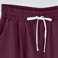 thumbnail image 6 of biudgviw Bermuda Shorts for Women High Waisted Summer Shorts Cuffed Hem Plus Size Lounge Knee Length Shorts with Pockets, 6 of 6