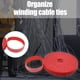 thumbnail image 5 of Sywqhk Correa de alambre de cinta de sujeción de cable autoadhesiva duradera de 1 m (rojo 100x3cm) Sywqhk Para estrenar, 5 of 9