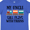 thumbnail image 4 of Inktastic My Uncle Still Plays with Trains Boys or Girls Toddler T-Shirt, 4 of 5