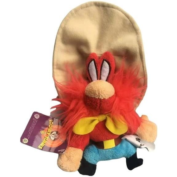 wed Looney Tunes Yosemite Sam Cowboy Plush 8" New Stuffed Animal Soft Collectible