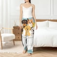thumbnail image 4 of Rateoe Cute Dog In Bathtub Pattern Women’s Ultra-Soft Comfy Pajama Lounge Pants Sleepwear,Comfortable Lounge Wear,lightweight Pajamas, Casual Home Wear-Large, 4 of 6