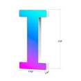 thumbnail image 5 of Cpeelsdo Colorful Light Up Letters, App Controlled LED Alphabet with Music Sync & Color Changing for Boy Girl Birthday Gift Christmas Wedding Bar Wall Decor - I, 5 of 10