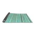 thumbnail image 2 of Ahgly Company Indoor Rectangle Solid Light Blue Modern Area Rugs, 6' x 9', 2 of 4