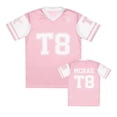 thumbnail image 1 of Camiseta Tate McRae 2025 nueva ropa deportiva de primavera y verano para hombres y mujeres camiseta de fútbol T8 McRae camiseta con cuello en V ropa y2k, 1 of 5