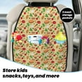thumbnail image 5 of Naloa Herb Of Burger 2Pcs Anti-Kick Back Seat Cover Kick Mat, Car Seat Protector with 3 Storage Pockets, 5 of 8