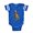 Royal Blue, variant on CafePress - Yellow Lab Birthday - Cute Infant Baby Football Bodysuit