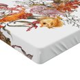 thumbnail image 2 of Ambesonne Ocean Fitted Sheet, Coral Algea Sealife, Twin XL Size, Mustard Olive, 2 of 3
