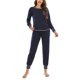 thumbnail image 1 of Ropa De Dormir Para Mujer, Tops Casuales Suaves A La Moda, Pantalones, Pijama, Lavable, Elegante Para El Dormitorio Del Hogar ANGGREK Otros, 1 of 8