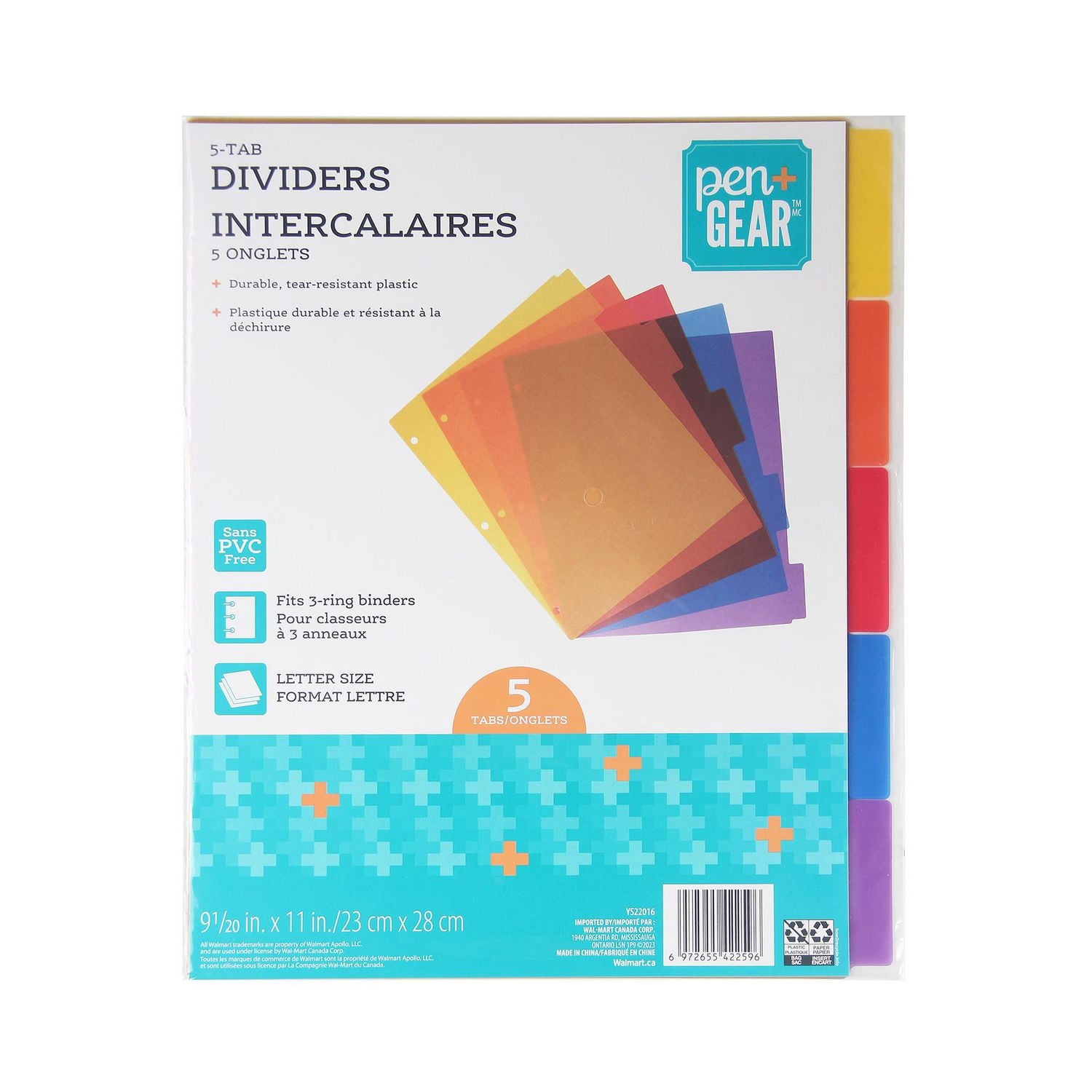 Poly 5 Tab Dividers