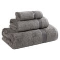 thumbnail image 2 of Superior Egyptian Cotton Absorbent 3-Piece Charcoal Towel Set, 2 of 13