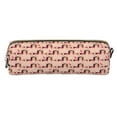 thumbnail image 2 of Ratiio Dachshund Couple Pattern Leather Pencil Case, Pencil Pouch with Durable Zipper, Compact and Stylish Organizer for Stationery, Art Supplies, Travel Essentials, 2 of 8