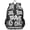 Wild Text, variant on Backpack for 6-12Y,17L Lightweight Travel Daypack with Reflective Strips & Chest Strap Nylon Volcano Pixel Print