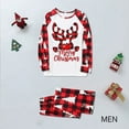 thumbnail image 2 of Ensembles de Pyjamas de Noël 2023 pour Famille Pyjamas pour Hommes en Velours Shorts de Pyjama de Noël, 2 of 7