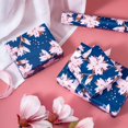thumbnail image 3 of Floral Wrapping Paper Roll, Pink Sakura Blossoms Design for Wedding, Bridal Shower, Anniversary, Mother's Day, Birthday, Spring Holiday, Mini Roll, 17 In x 32.8 Ft, 3 of 17