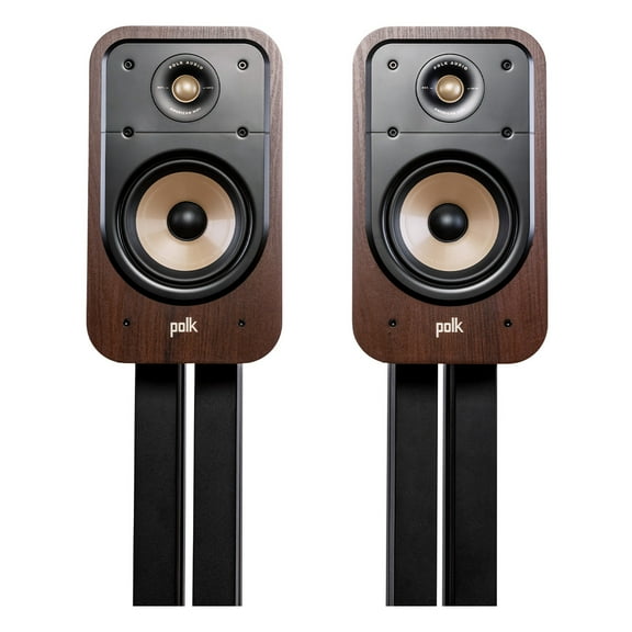 Polk Audio Signature Elite ES20 Bookshelf Speakers - Pair (Walnut)