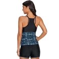 thumbnail image 1 of POGLIP Women's Vintage Floral Print Racerback Tankini Top, 1 of 6