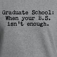 thumbnail image 3 of CafePress - Graduate School BS Sweatshirt - Crew Neck Sweatshirt, 3 of 4